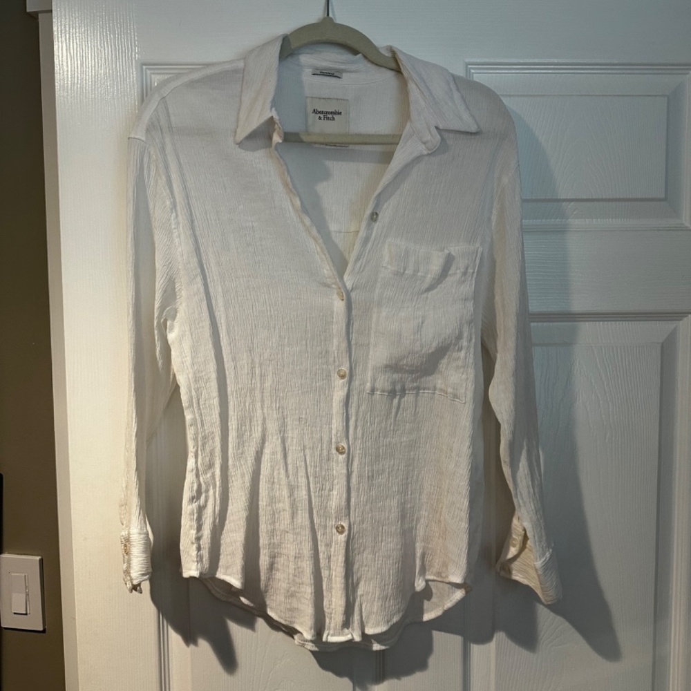 Women's Abercrombie & Fitch Linen Button Up
